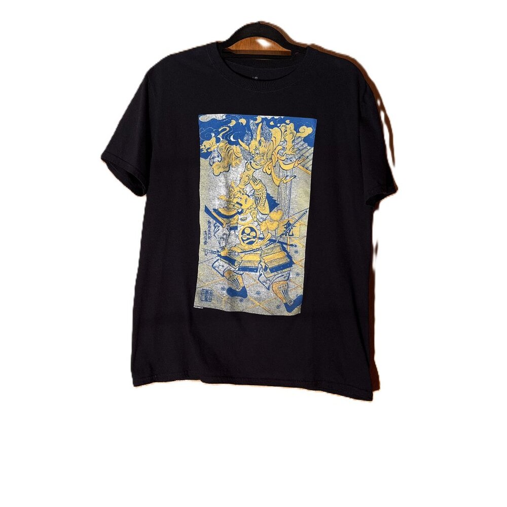 Japanese block print tee